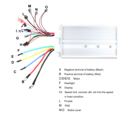 5000W 72V Hub Motor Kit