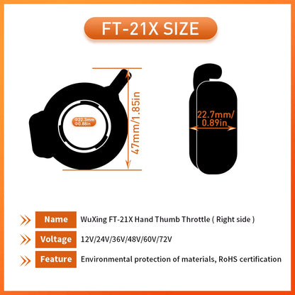 Ebike Finger/Thumb Throttle 